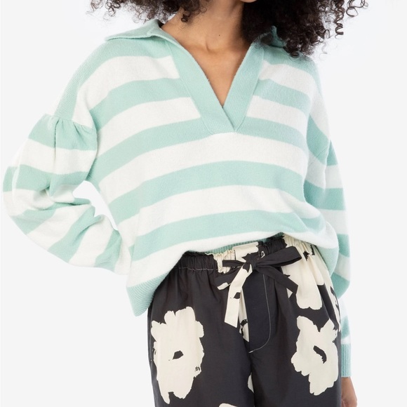 Tanya Taylor Maisie Knit / 3X / ARAUCANA/SEASALT - Picture 4 of 16